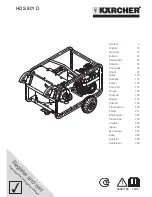 Kärcher HDS 801 D Instruction Manual preview