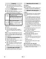 Предварительный просмотр 20 страницы Kärcher HDS 801 D Instruction Manual