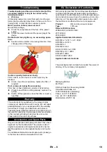 Предварительный просмотр 19 страницы Kärcher IVS 100/40 M User Manual