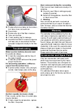 Preview for 20 page of Kärcher IVS 100/40 Operating Instructions Manual