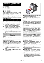 Preview for 73 page of Kärcher IVS 100/40 Operating Instructions Manual