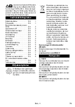 Preview for 79 page of Kärcher IVS 100/40 Operating Instructions Manual