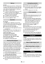 Preview for 13 page of Kärcher K 2.08 Instructions Manual