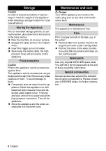 Preview for 8 page of Kärcher K 2.090 Operating Instructions Manual