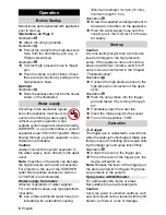 Preview for 6 page of Kärcher K 2.100 Operating Instructions Manual