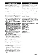 Preview for 9 page of Kärcher K 2.100 Operating Instructions Manual