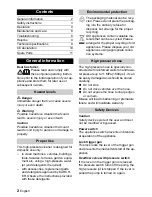 Preview for 2 page of Kärcher K 2.110 M Operating Instructions Manual
