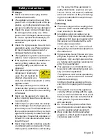 Предварительный просмотр 3 страницы Kärcher K 2.110 M Operating Instructions Manual