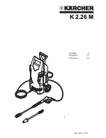 Kärcher K 2.110 M Operator'S Manual предпросмотр