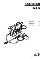 Preview for 1 page of Kärcher K 2.16 Operator'S Manual