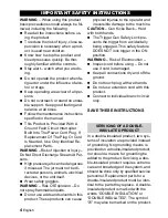 Preview for 4 page of Kärcher K 2.16 Operator'S Manual