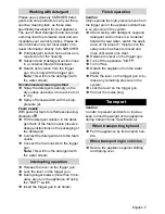 Preview for 7 page of Kärcher K 2.21 Operating Instructions Manual