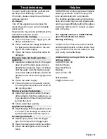 Preview for 9 page of Kärcher K 2.21 Operating Instructions Manual