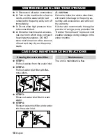 Preview for 10 page of Kärcher K 2.21 Operator'S Manual