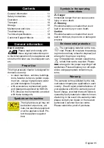 Preview for 11 page of Kärcher K 2.250 Instructions Manual