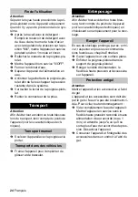 Preview for 24 page of Kärcher K 2.250 Instructions Manual