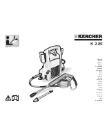 Preview for 1 page of Kärcher K 2.89 User Manual