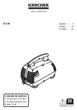 Kärcher K 2.93 Manual preview