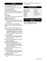 Preview for 13 page of Kärcher K 2.93 Operating Instructions Manual