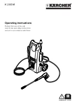 Preview for 1 page of Kärcher K 2.97 M Operating Instructions Manual