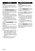 Preview for 8 page of Kärcher K 2.97 M Operating Instructions Manual