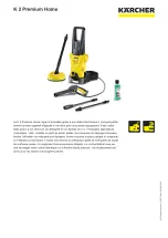 Preview for 1 page of Kärcher K 2 Premium Home Manual