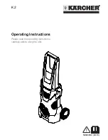 Kärcher K 2 Operating Instructions Manual preview