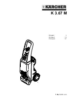 Preview for 1 page of Kärcher K 3.67 M Operator'S Manual