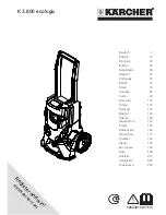 Kärcher K 3.800 eco!ogic Manual preview