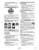 Preview for 15 page of Kärcher K 3.800 eco!ogic Manual