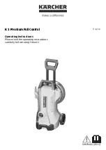 Kärcher K 3 Premium Power Control Operating Instructions Manual preview