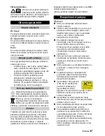 Предварительный просмотр 97 страницы Kärcher K 4.86 M Instructions Manual