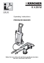Preview for 1 page of Kärcher K 4.94 M Operating Instructions Manual