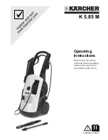 Kärcher K 5.86 M Operating Instructions Manual preview