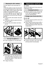 Предварительный просмотр 7 страницы Kärcher K 55 Operator'S Manual