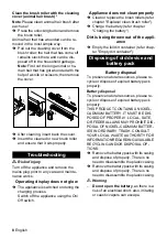 Предварительный просмотр 8 страницы Kärcher K 55 Operator'S Manual