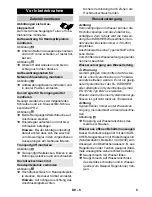 Предварительный просмотр 9 страницы Kärcher K 7 Instruction Manual