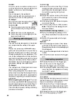 Предварительный просмотр 20 страницы Kärcher K 7 Instruction Manual