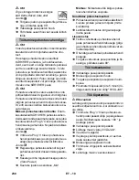 Предварительный просмотр 238 страницы Kärcher K 7 Instruction Manual