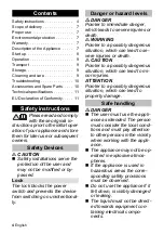 Preview for 4 page of Kärcher KHB 5 Battery Operating Instructions Manual