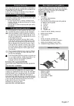 Preview for 7 page of Kärcher KHB 5 Battery Operating Instructions Manual