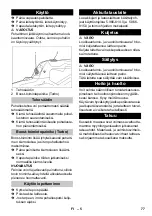 Preview for 77 page of Kärcher LB 850 Bp Manual