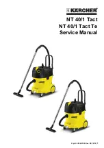Kärcher NT 40/1 Tact Service Manual preview