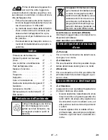 Предварительный просмотр 29 страницы Kärcher NT 611 Eco KF Operator'S Manual