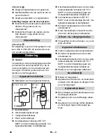 Предварительный просмотр 40 страницы Kärcher NT 611 Eco KF Operator'S Manual