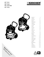 Kärcher NT 70/1 Operating Instructions Manual предпросмотр