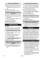 Предварительный просмотр 8 страницы Kärcher NT 70/1 Operating Instructions Manual