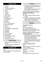 Предварительный просмотр 67 страницы Kärcher NT 75/2 Tact 2 Me Manual