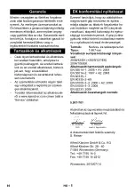 Предварительный просмотр 96 страницы Kärcher NT 75/2 Tact 2 Me Manual