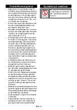 Preview for 73 page of Kärcher NT 80/1 B1 M S Operating Manual